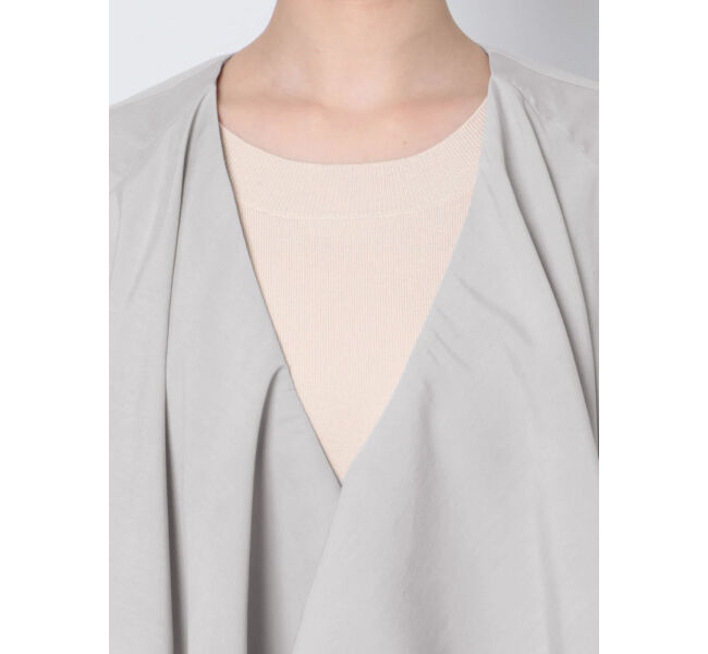 LAGUNAMOON「ラッフルノーカラーコート」|ノーカラーコート|