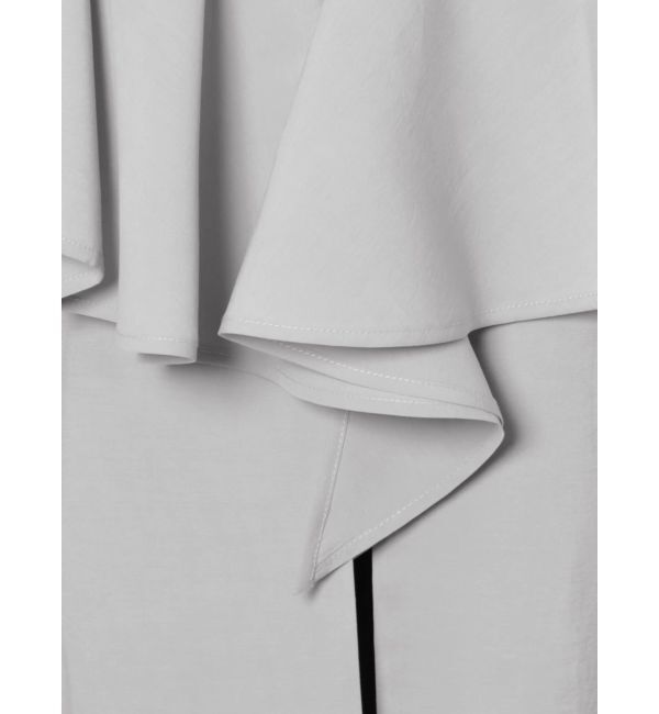 LAGUNAMOON「ラッフルノーカラーコート」|ノーカラーコート|