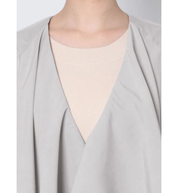 LAGUNAMOON「ラッフルノーカラーコート」|ノーカラーコート|