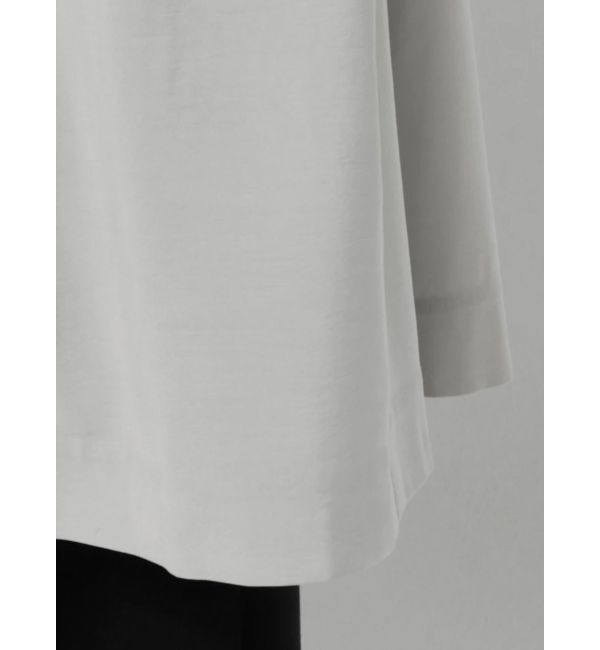 LAGUNAMOON「ラッフルノーカラーコート」|ノーカラーコート|