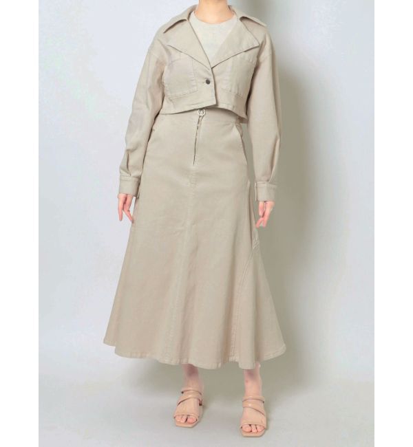 LAGUNAMOON「【CIMARRON】フロントZIPフレアースカート」|スカート|