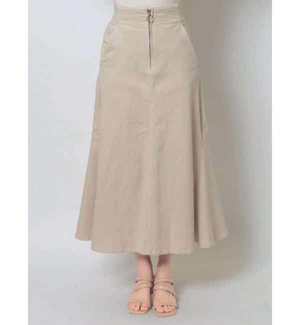 LAGUNAMOON「【CIMARRON】フロントZIPフレアースカート」|スカート|