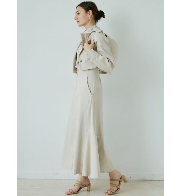 LAGUNAMOON「【CIMARRON】フロントZIPフレアースカート」|スカート|