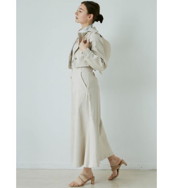 LAGUNAMOON「【CIMARRON】フロントZIPフレアースカート」|スカート|