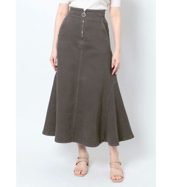 LAGUNAMOON「【CIMARRON】フロントZIPフレアースカート」|スカート|