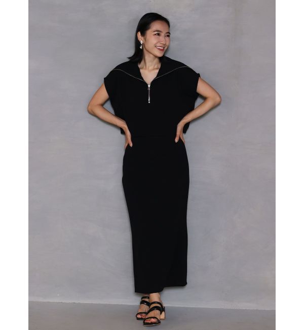 LAGUNAMOON「ショートZIPカットトップス」|Tシャツ・カットソー|