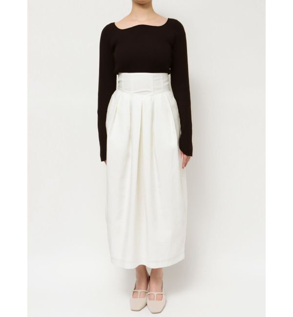 LAGUNAMOON「ハイウエストコクーンスカート」|スカート|