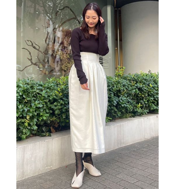 LAGUNAMOON「ハイウエストコクーンスカート」|スカート|