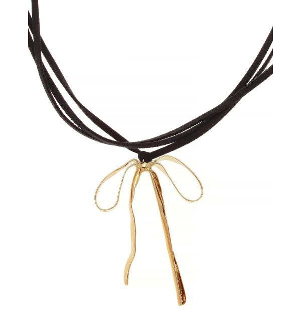 LAGUNAMOON「メタルリボンチョーカー」|ネックレス|