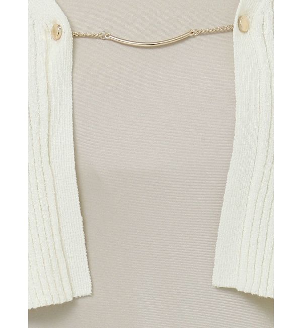 LAGUNAMOON「チェーン付きニットカーデセットワンピース」|ワンピース|