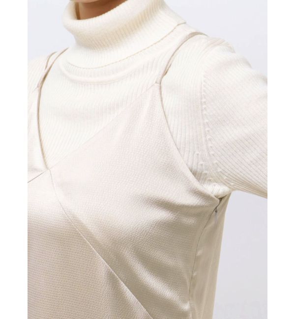 LAGUNAMOON「ハンマーサテンキャミワンピース」|ワンピース|