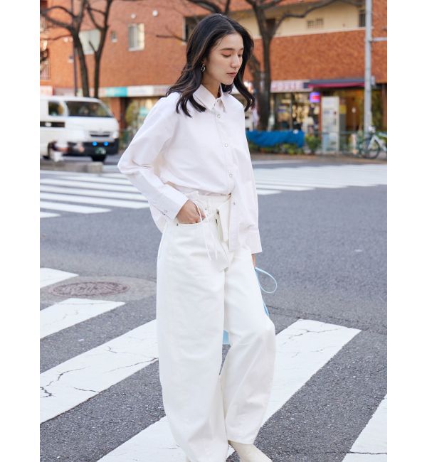 LAGUNAMOON「【WEB限定】サイドドロストシャツ」|シャツ・ブラウス|