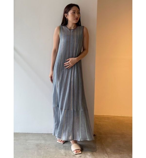 LAGUNAMOON「【WEB限定】ラメレインボーニットワンピース」|ワンピース|