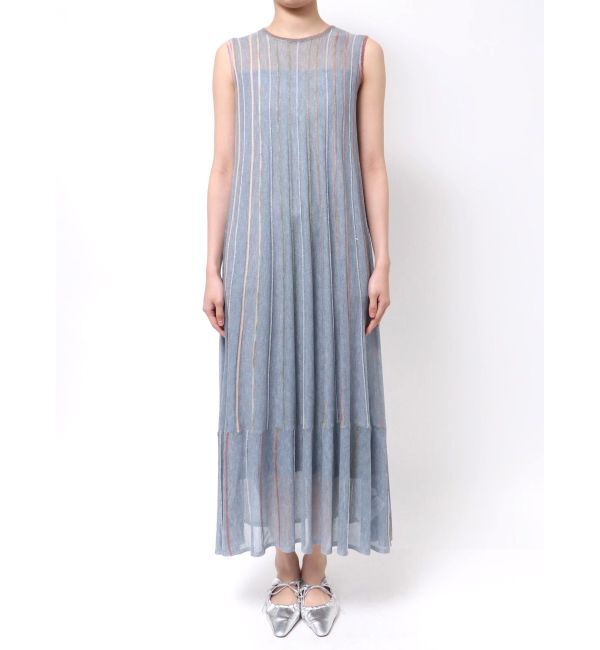 LAGUNAMOON「【WEB限定】ラメレインボーニットワンピース」|ワンピース|