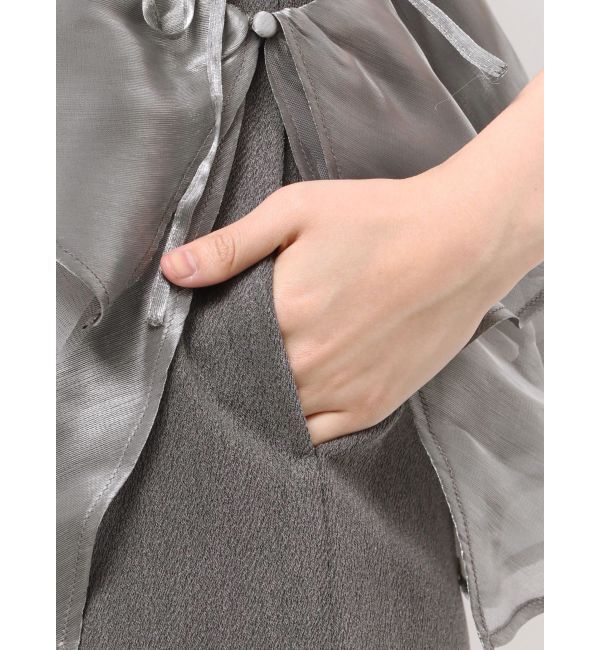 LAGUNAMOON「LADYフィラメントフリルアシンメトリードレス」|ドレス|