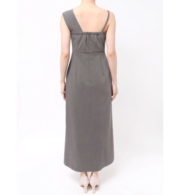 LAGUNAMOON「LADYフィラメントフリルアシンメトリードレス」|ドレス|