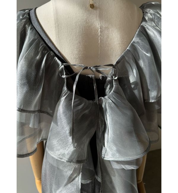 LAGUNAMOON「LADYフィラメントフリルアシンメトリードレス」|ドレス|