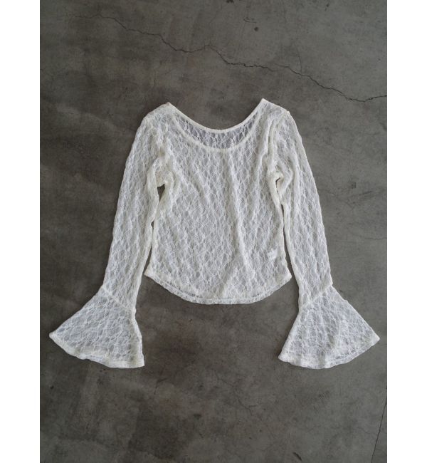 LAGUNAMOON「2WAYストレッチレーストップス」|Tシャツ・カットソー|