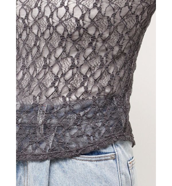 LAGUNAMOON「2WAYストレッチレーストップス」|Tシャツ・カットソー|