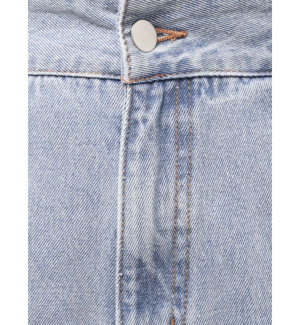 LAGUNAMOON「センタープレスワイドフレアデニムパンツ」|デニム|