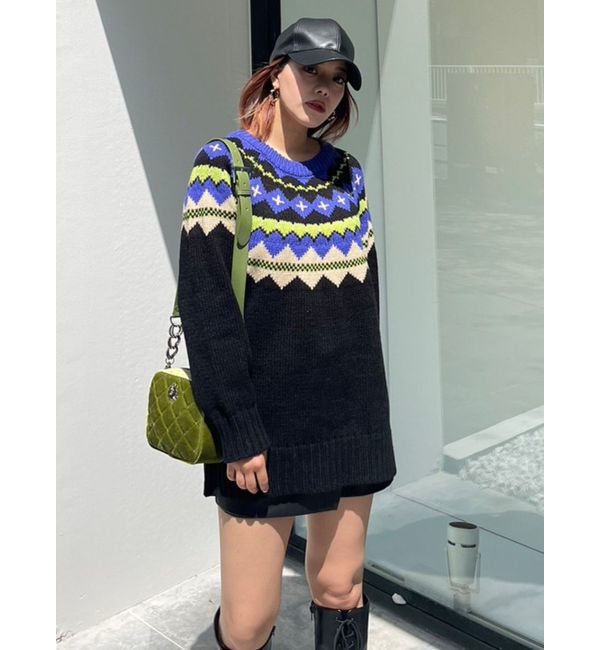 EVRIS「Vividフェアアイルニット」|ニット・セーター|