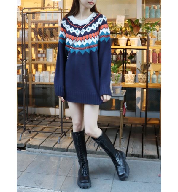 EVRIS「Vividフェアアイルニット」|ニット・セーター|