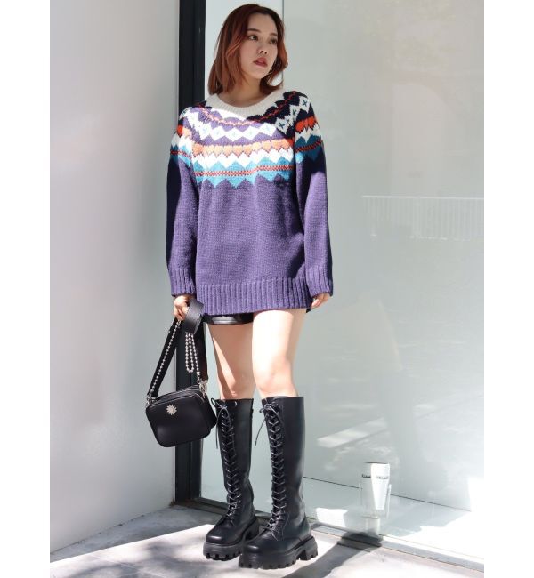 EVRIS「Vividフェアアイルニット」|ニット・セーター|