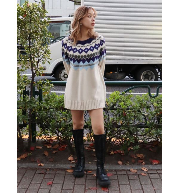 EVRIS「Vividフェアアイルニット」|ニット・セーター|