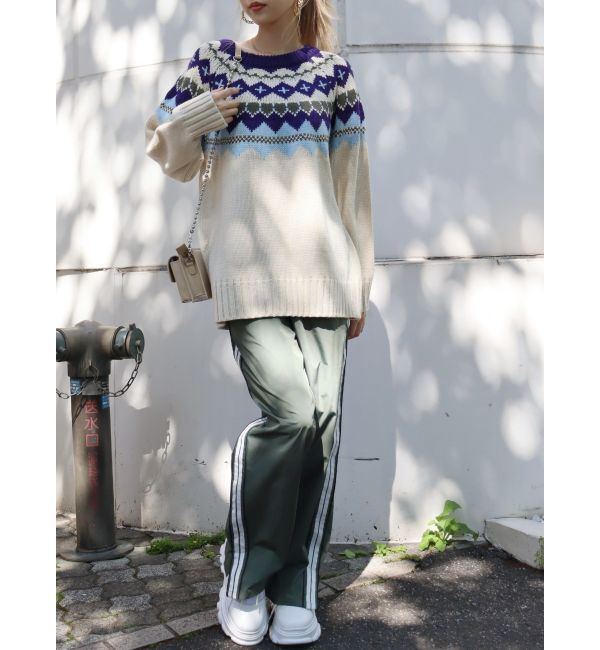 EVRIS「Vividフェアアイルニット」|ニット・セーター|