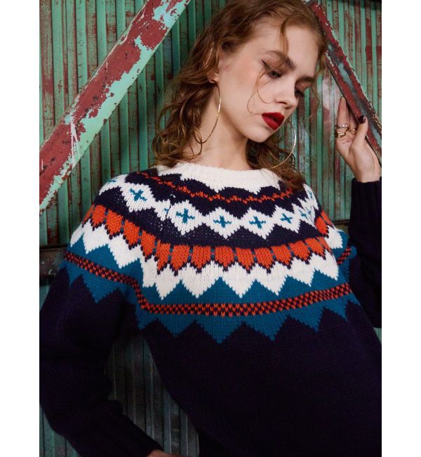 EVRIS「Vividフェアアイルニット」|ニット・セーター|