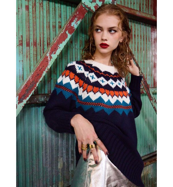 EVRIS「Vividフェアアイルニット」|ニット・セーター|