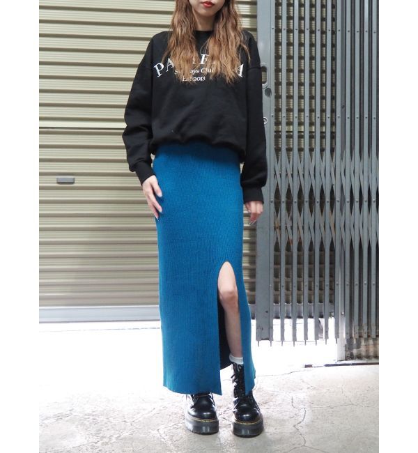 EVRIS「スリットロングニットスカート【セットアップ着用可能】」|スカート|