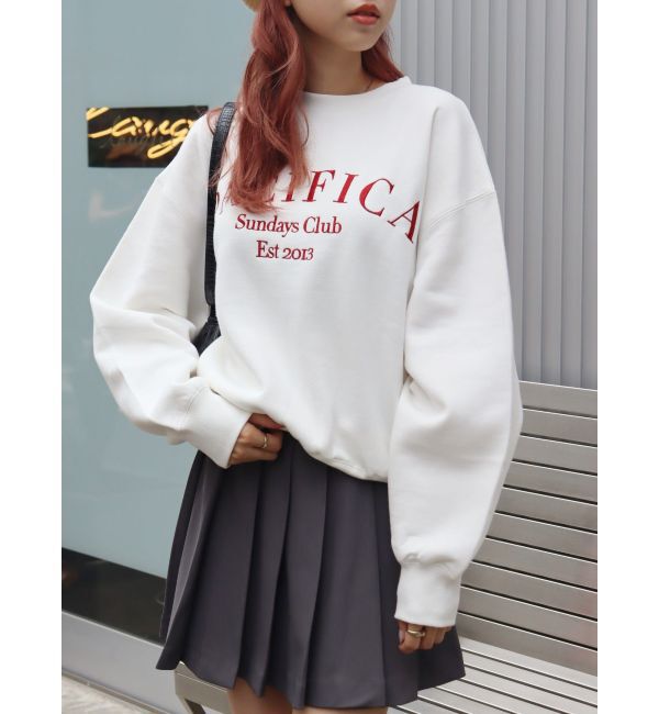 EVRIS「PACIFICA スウェットトップス」|スウェット・ジャージ|ホワイト