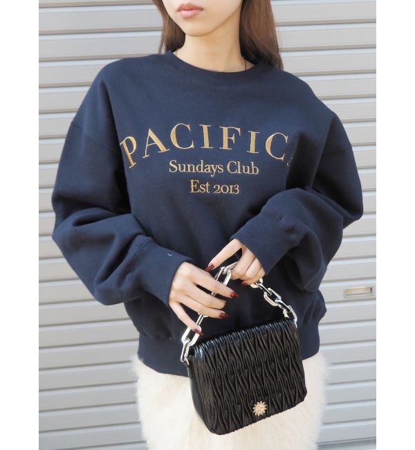 EVRIS「PACIFICA スウェットトップス」|スウェット・ジャージ|ネイビー