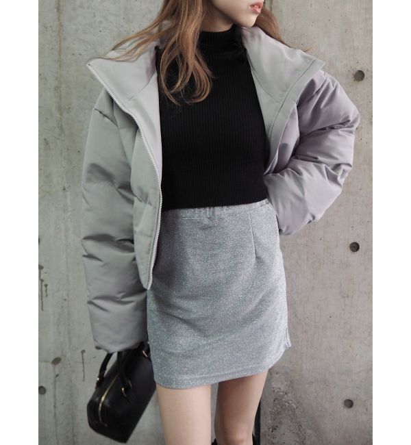 EVRIS「ラメタイトミニスカート」|スカート|