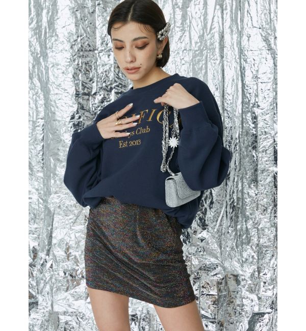 EVRIS「ラメタイトミニスカート」|スカート|