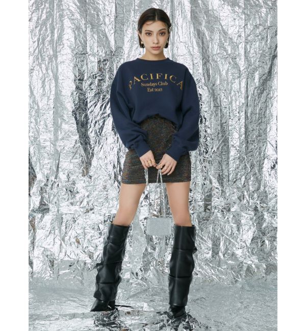 EVRIS「ラメタイトミニスカート」|スカート|