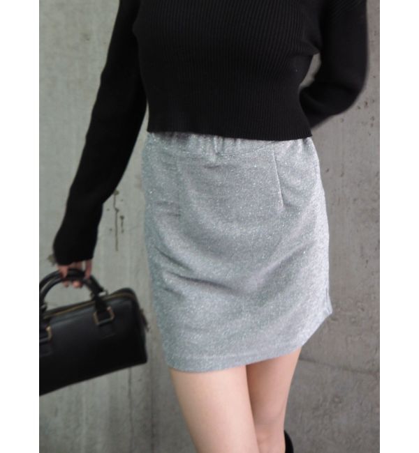 EVRIS「ラメタイトミニスカート」|スカート|