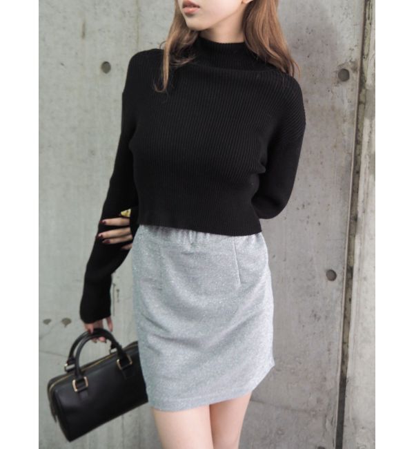 EVRIS「ラメタイトミニスカート」|スカート|