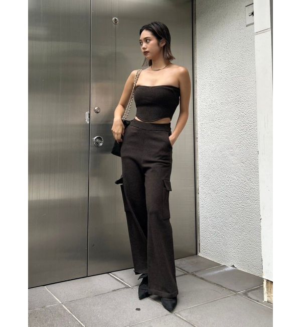 EVRIS「ニットベアトップ【セットアップ着用可能】」|チューブトップ|