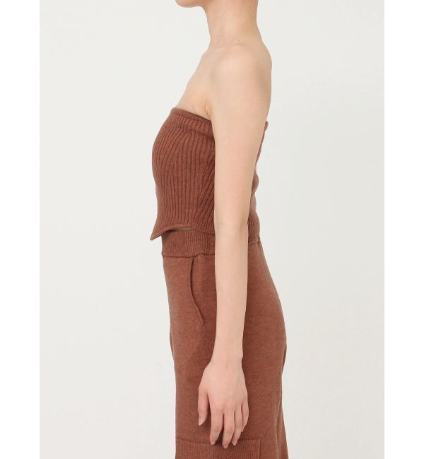 EVRIS「ニットベアトップ【セットアップ着用可能】」|チューブトップ|