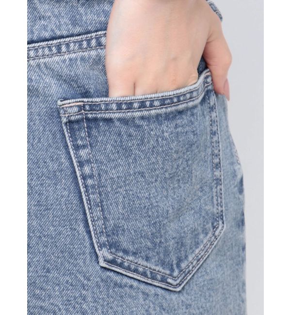 EVRIS「ウエストオープンデニムミニスカート」|スカート|