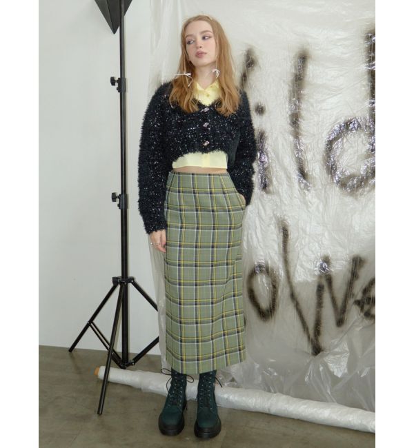 EVRIS「チェックタイトミディースカート」|スカート|