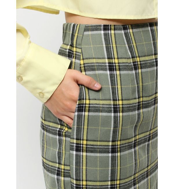 EVRIS「チェックタイトミディースカート」|スカート|