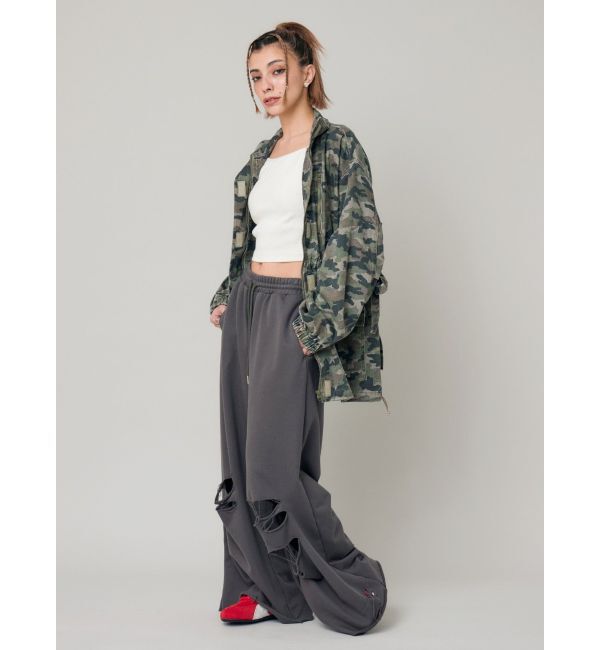 EVRIS「ダメージスウェットパンツ」|その他|