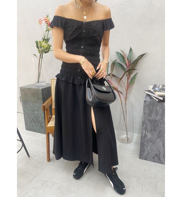 EVRIS「2WAYティアードチェックロングワンピース」|ワンピース|