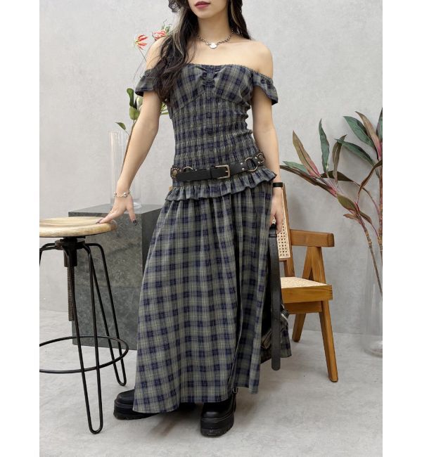 EVRIS「スタッズモチーフワイドベルト」|ベルト|