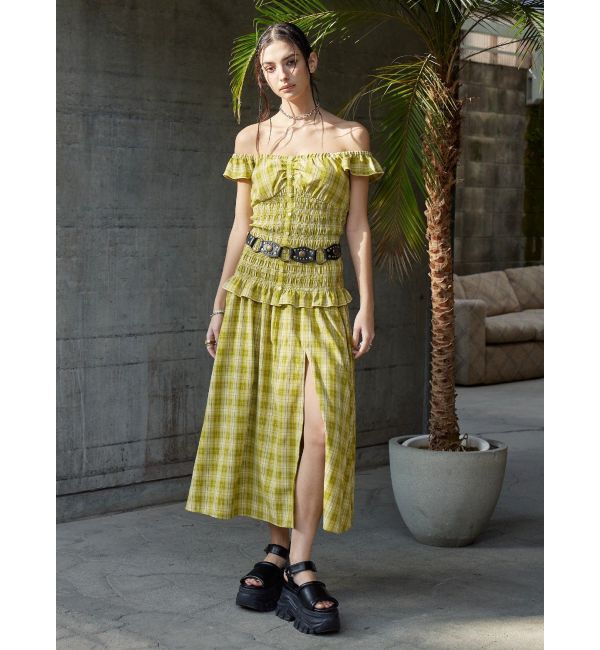 EVRIS「スタッズモチーフワイドベルト」|ベルト|