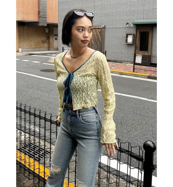 EVRIS「キャットアイフレームサングラス」|サングラス|