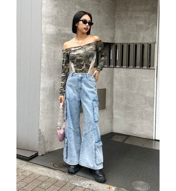 EVRIS「キャットアイフレームサングラス」|サングラス|